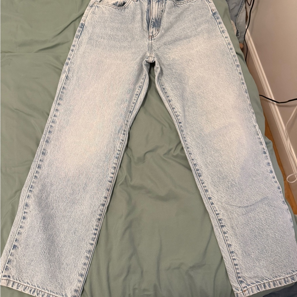 Cotton On Men's Denim Straight Jeans - Light Blue